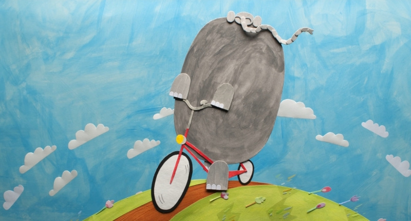 Le vélo de l’éléphant